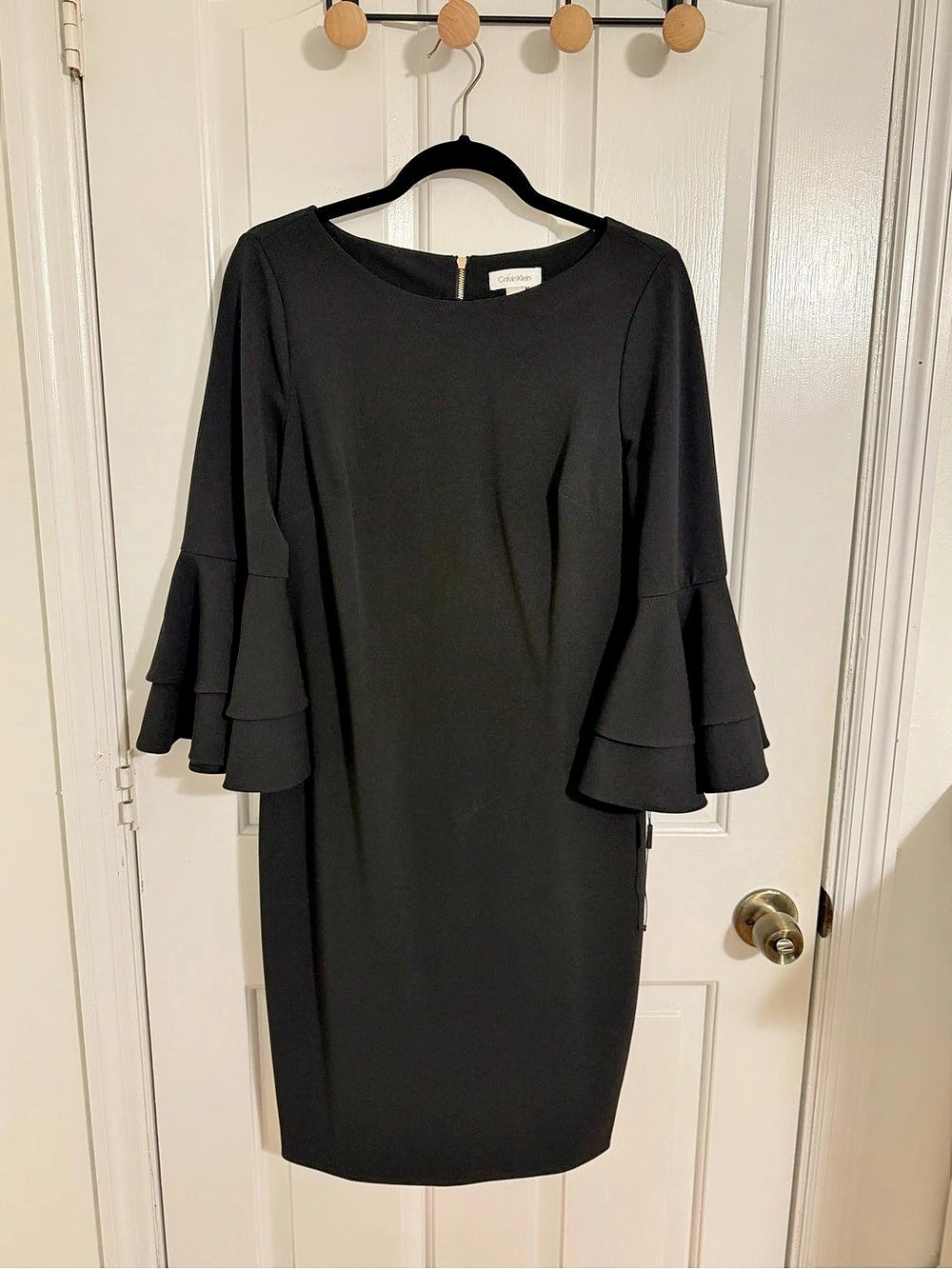 Calvin Klein Bell Cuff Sheath Dress Size 10